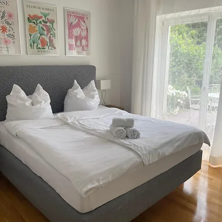 Daire Rose Garden Retreat Private Terrace Baden-Baden